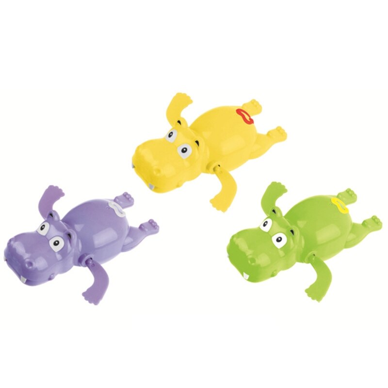 Leuke Cartoon Peuter Bad Speelgoed Wind-Up Schildpad Badkamer Baby Clockwork Dier Kleine Schildpad Hippo Vis Vormige Zwemmen: B
