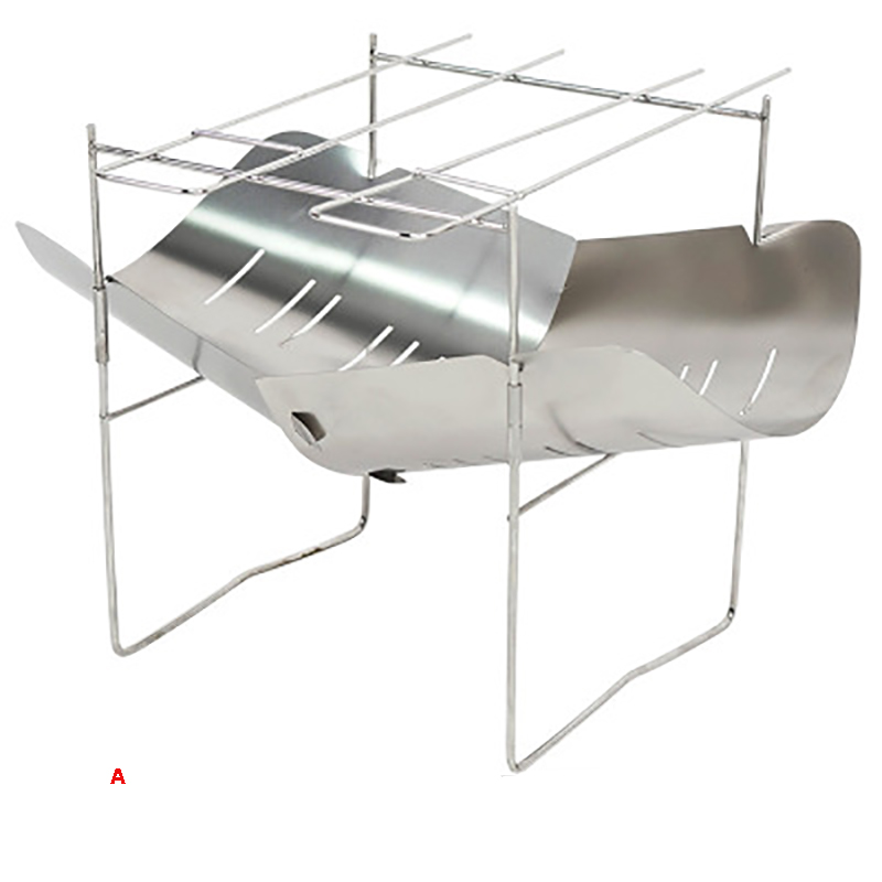 Grill Rack Pliable En Inox AKIS HOME - Grille De Cuisson Pliante Avec Sac De Rangement Pour Barbecue