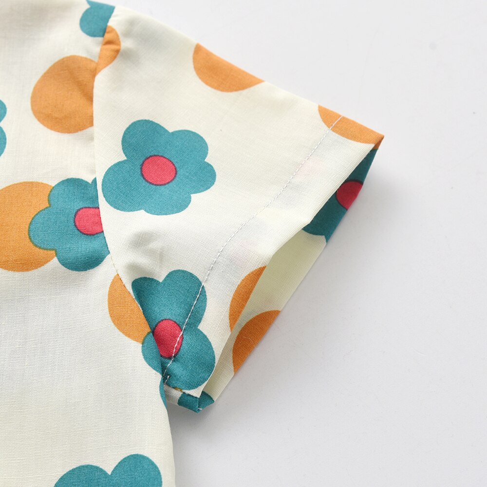 Conjunto de ropa de cumpleaños para niños y niñas, conjunto de Top y Top con estampado Floral de hermanos y hermanas, traje informal + vestido de tutú de princesa