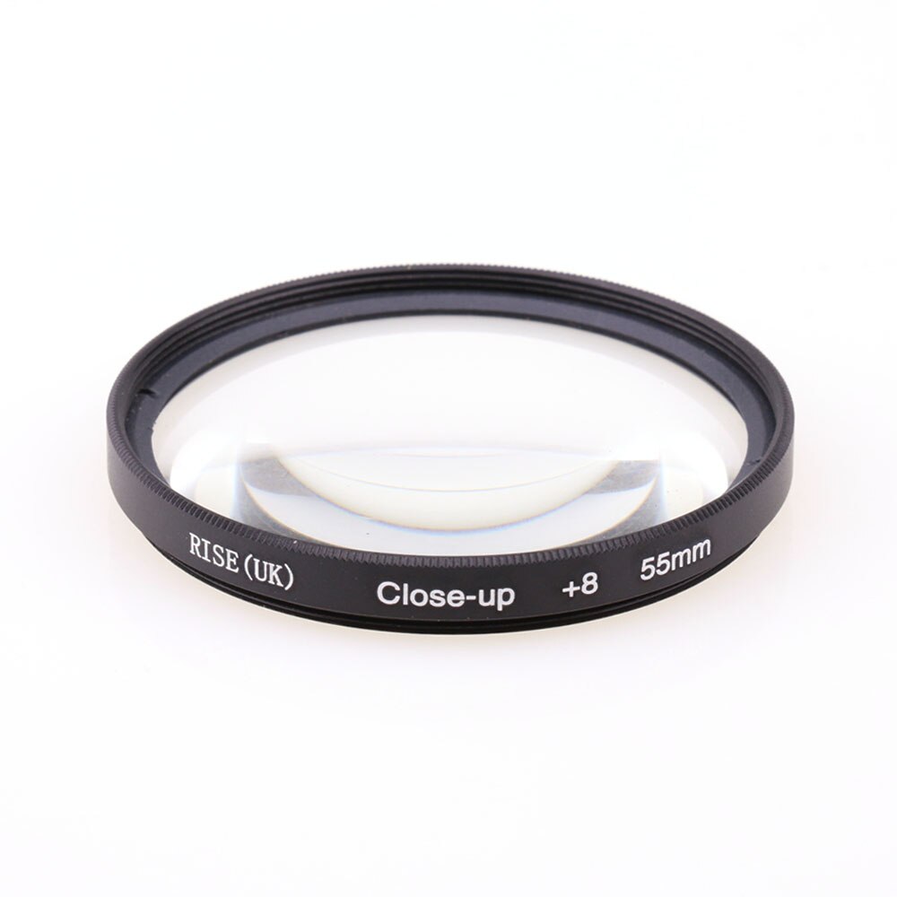 Rise (Uk) 55 Mm Close-Up + 8 Macro Lens Filter Voor Nikon Canon Slr Dslr Camera