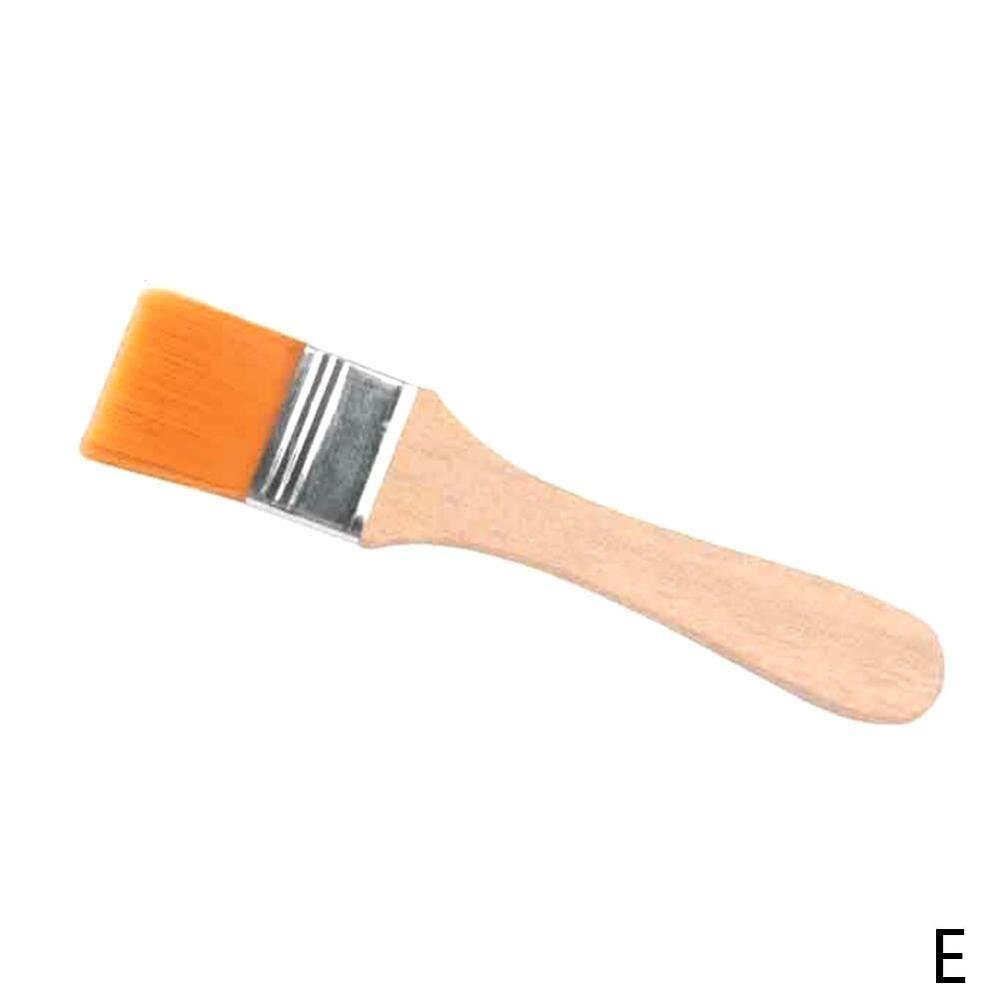 Nylon verfkwast houten handvat olieverfkwasten voor acrylverfbenodigdheden voor kinderen kunstacademie schilderen  w4 t 8: Nr . .5