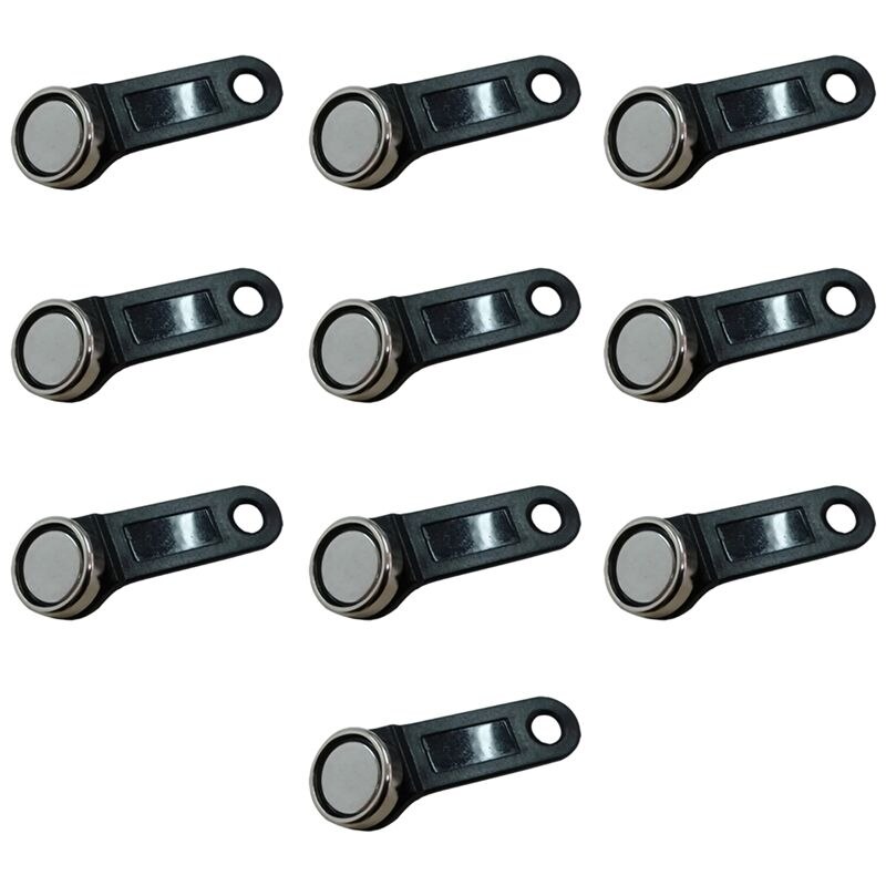 étiquette Murale Poignée Noire 100 Pièces DS1990A-F5 TM Carte IButton étiquette Avec Badges Accès Pointage Présence