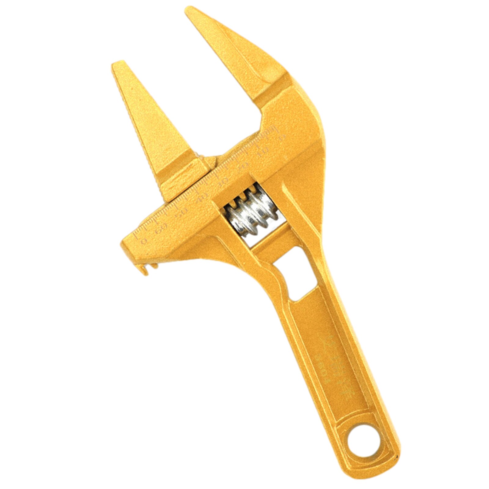 Open End Wrench Multifunctional Wrench Short Handle Large Opening Maintenance Wrench Adjustable Wrench for Bathroom Sewer Faucet: GoldenA1