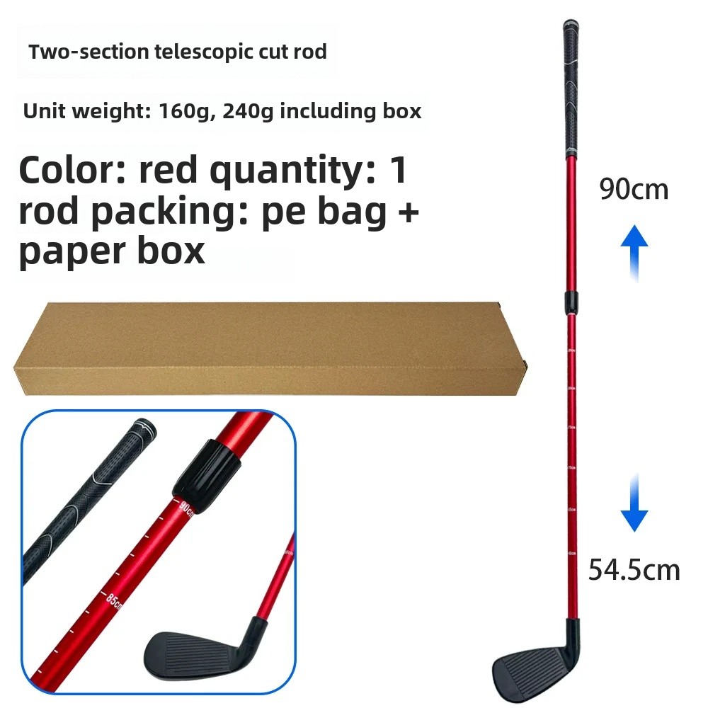 Outdoor Golf Club Three-Node Extendable Practice Club Indoor Golf Ball Club High Durable Golf Club Made In China