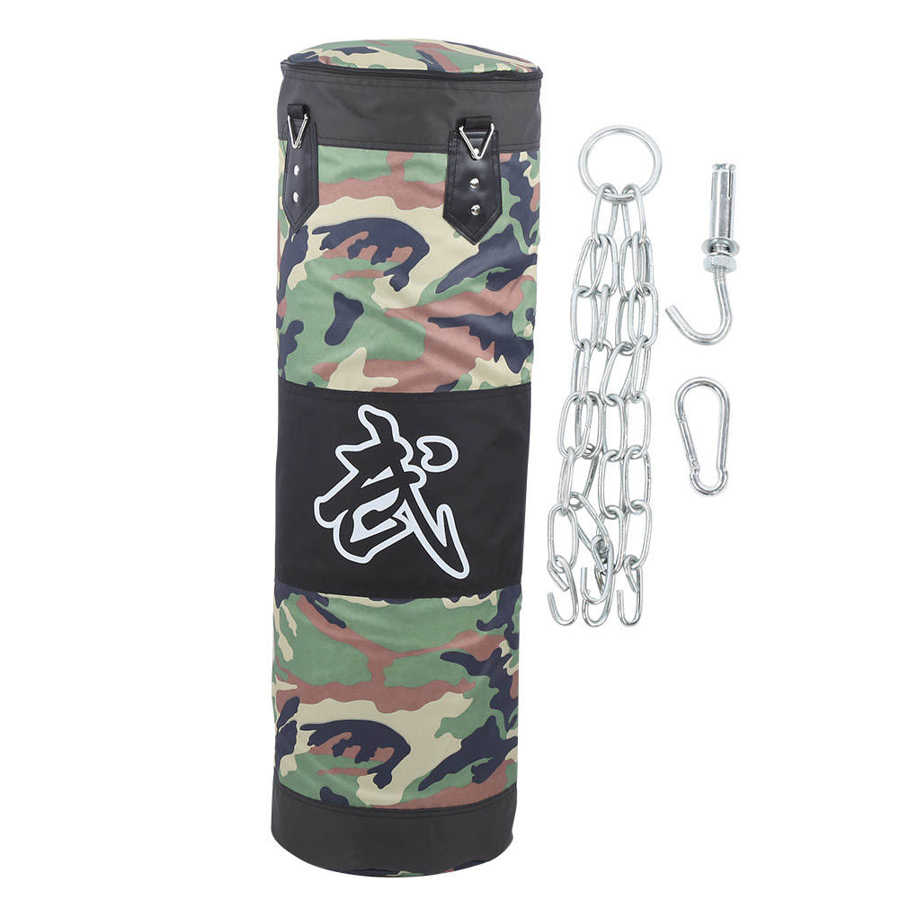 Boxing Punching Bag Training Fitness With Hanging Kick Sandbag Gym Exercise empty-Heavy boxing bag: 100cm