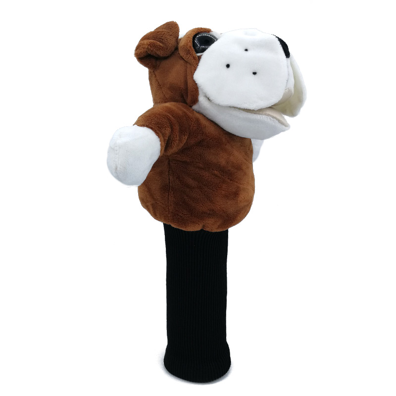 Bulldog Bull Dog Golf Head Cover Fairway Woods Headcover Animal Mascot Novelty Cute Golf Accessories