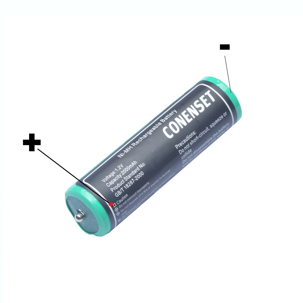 2 stk 1.2v udskiftningsbatteri til braun 5774 5775- serien 5735 5738 5739 5742 5743 5724 5730 5734 5663 barbermaskinebatterier