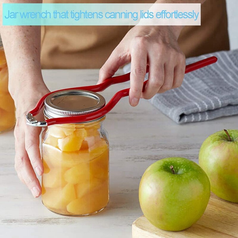 Canning Jar Lifter,Mason Jar Canning Lids,Household Canning Kit Canned Food,Can Raiser,Can Wrench,Lid Raiser,Canning Kit