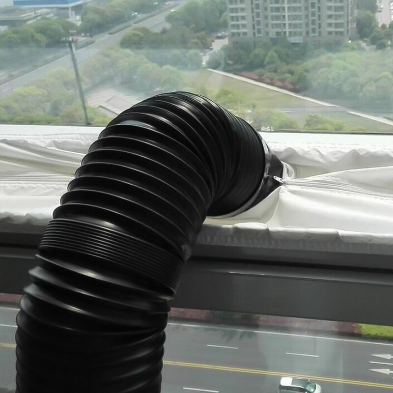 Universal luftlås vinduesforsegling kludplade airs stop conditioner udløb vinduesforseglingssæt til mobil klimaanlæg