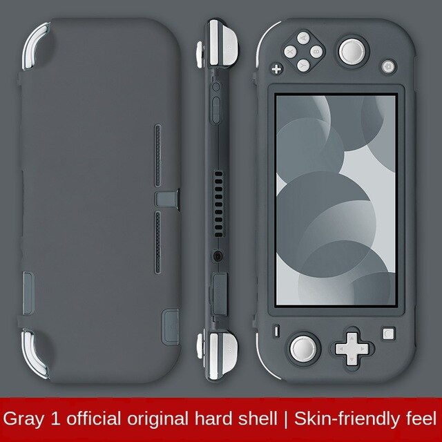 button Switch Console Kirby of star PC Protective Case For Nintendos Switch NS NX Joy-Con Cases Hard Back Cover Shell Accessoire: gray