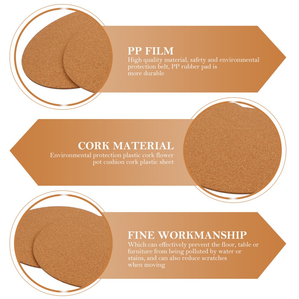 10pcs Plant Coaster Mat Saucer Plant Tray Flower Pot Saucers for Gardening