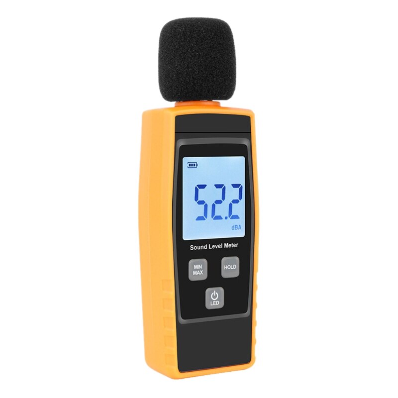 RZ1359 LCD Decibel Meter Digital Sound Level Tester Noise Measurement 30~130dB R9UF