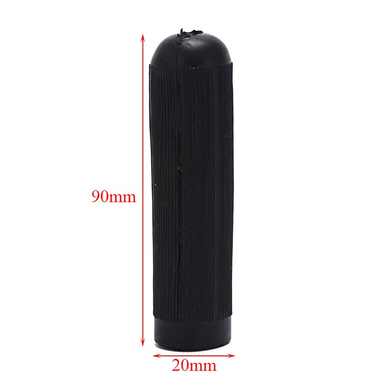 2Pcs Black Fiets Handvatten Fixie Fixed Gear Bike Rubber Fietsen Sport Outdoor Camping Accessoires