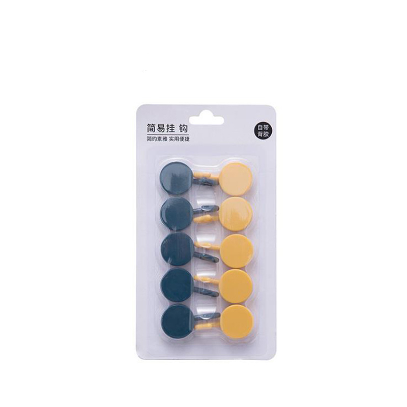 Badkamer Haak 10 Pack Badkamer Nail-Gratis Haak Nordic Stijl Geen Sporen Op De Muren Plakken Kleding Haak magic Sticky Haak