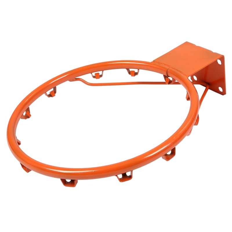 35cm Athlete Basketball Match Game Ball Ring Hoop Rim Stand Backboard Basket for Adults Kids Full Solid Metal Spring