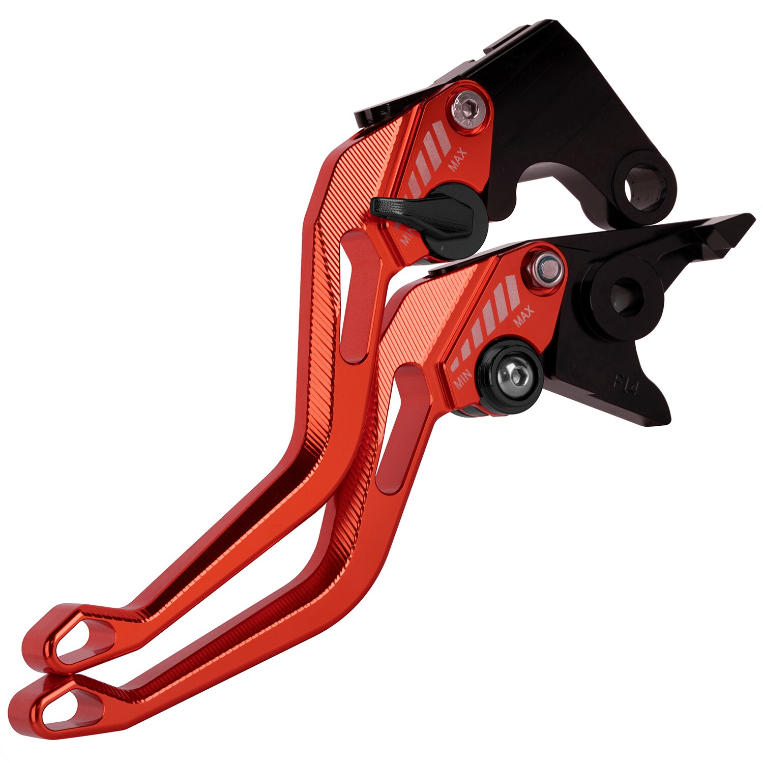 For Yamaha MT-09 Tracer/FJ09	MT-10	5D Short/Long Clutch Brake Levers Adjustable CNC Motorbike: 5D long red