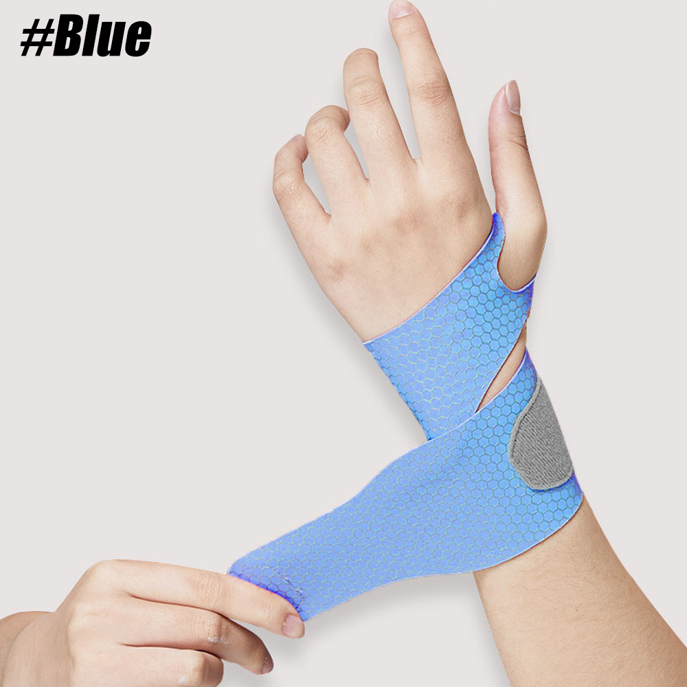 1Pcs Slim Air Wrist Support Strap Adjustable Wrist Wrap for Men Women Wrist Pain Relief, Workout Straps, Arthritis, Fitness: Red