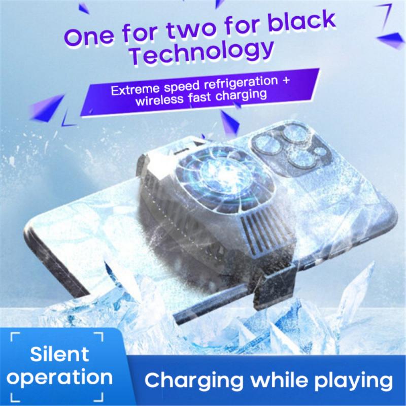 Universal Mobile Phone USB Game Cooler System Cooling Fan Gamepad Holder Stand Radiator For Iphone Xiaomi Huawei Samsung Phone