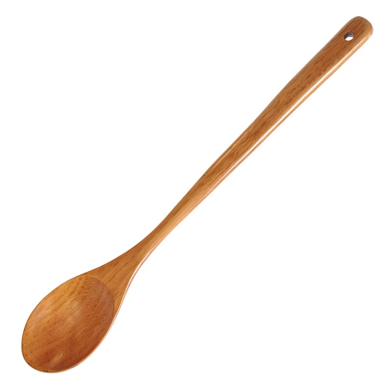 Cuillère géante en bois de 16.5 pouces, à Long manche pour cuisiner et remuer les ustensiles de cuisine