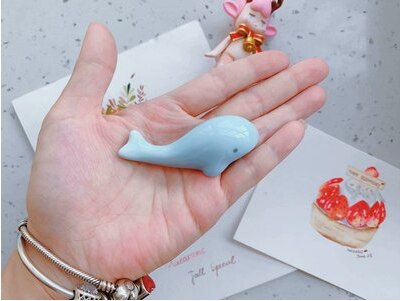 Japansk zakka fräsch stil pennhållare tecknad söt pennhållare liten kanin delfiner panda brevpapper: 2