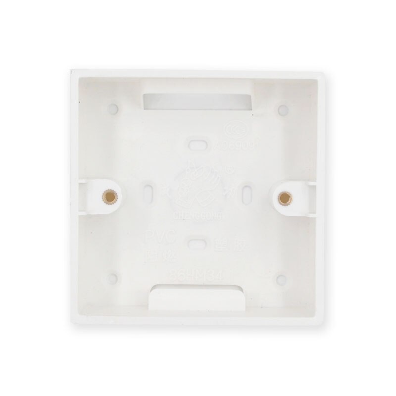 External Mounting Wall Mount Switch Junction Box 86*86*34mm for 86mm*86mm Standard Switches and Sockets Apply