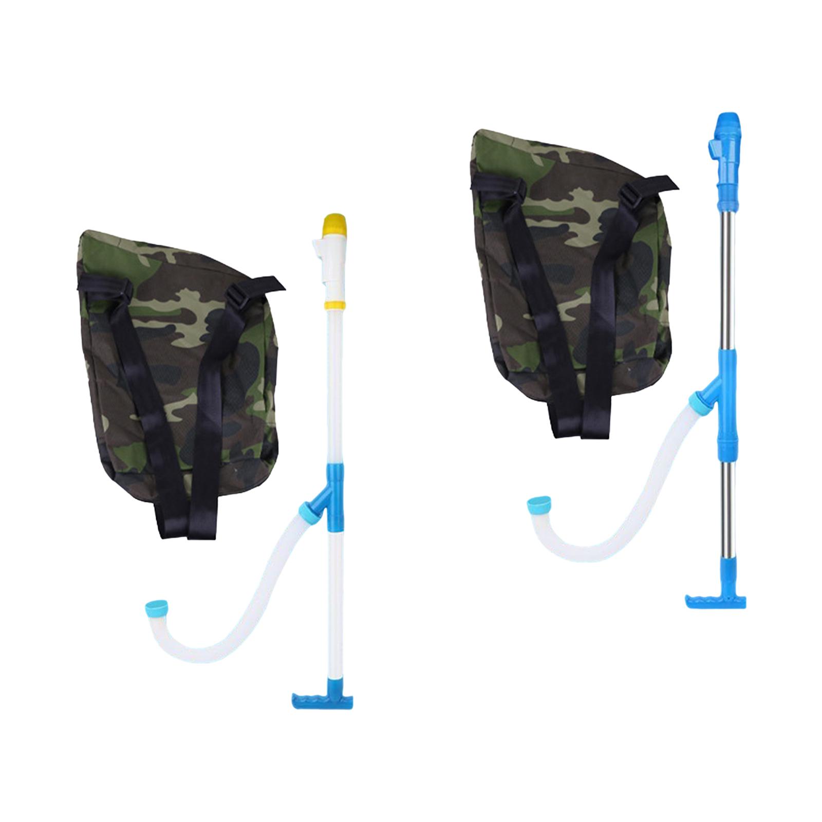 Gjødselspreder slitesterk håndholdt storkapasitet multifunksjonell landbruksgjødselapplikator til maisplen hagetorv