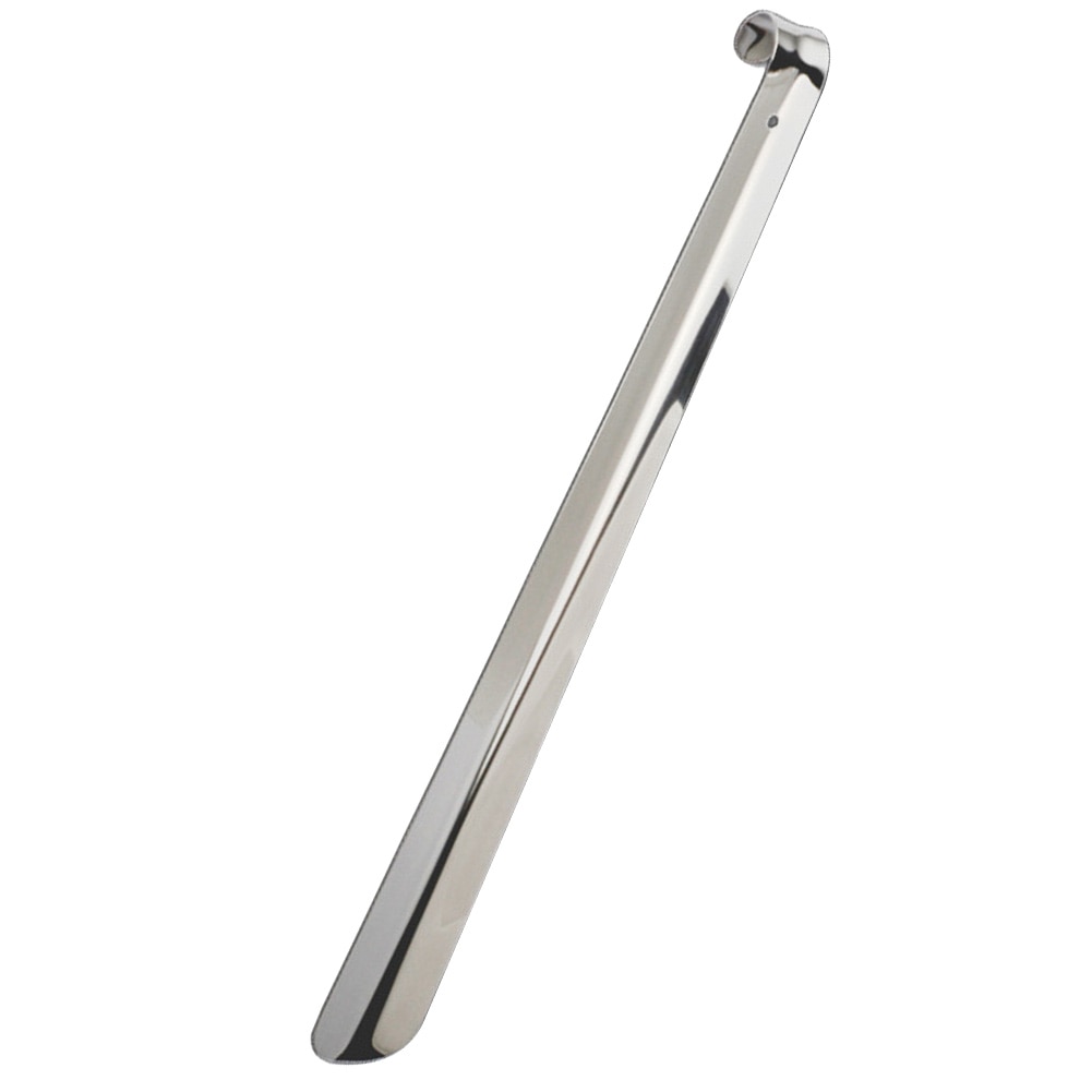 Calzador de acero inoxidable, herramienta para cuchara, , de tacón alto, duradero, Universal, de mango largo, elevador de zapatos