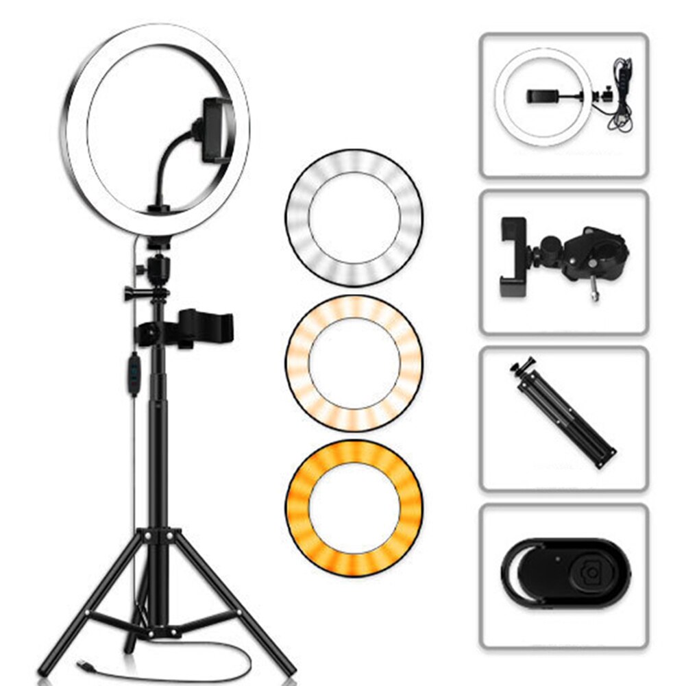 Selfie Ring Lamp Led Ring Light Selfie For Ring Phone Photography Lighting Camera Tripod Kit Photo Equipment