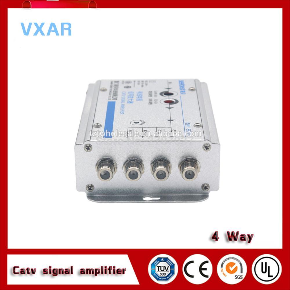 4 WAY CATV SIGNAL AMPLIFIER 20dB cable tv amplifier seebest