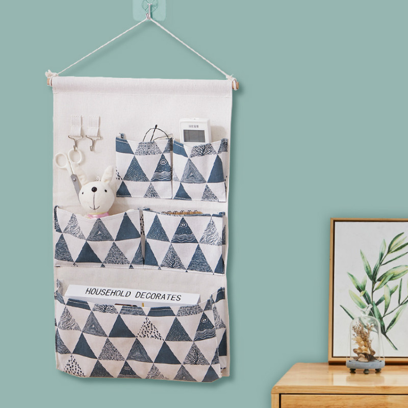 5 Zakken Opknoping Organisatoren Closet Deur Thuis Wall Opknoping Organisator Opbergtas Zakje Houder