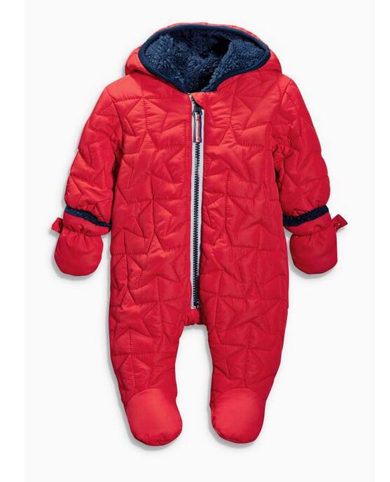 Baby comfortabel gewatteerd jasje van katoen