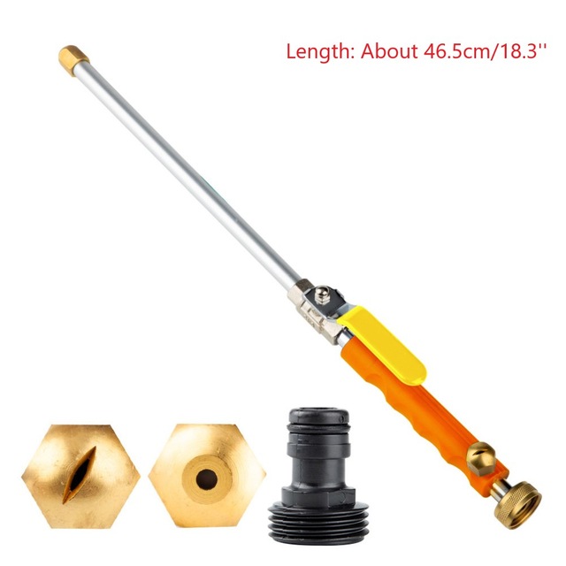 High Pressure Water Gun Metal Water Gun High Pressure Power Car Washer Spray Car Washing Water Jet Pressure Washer Garden Tools: C