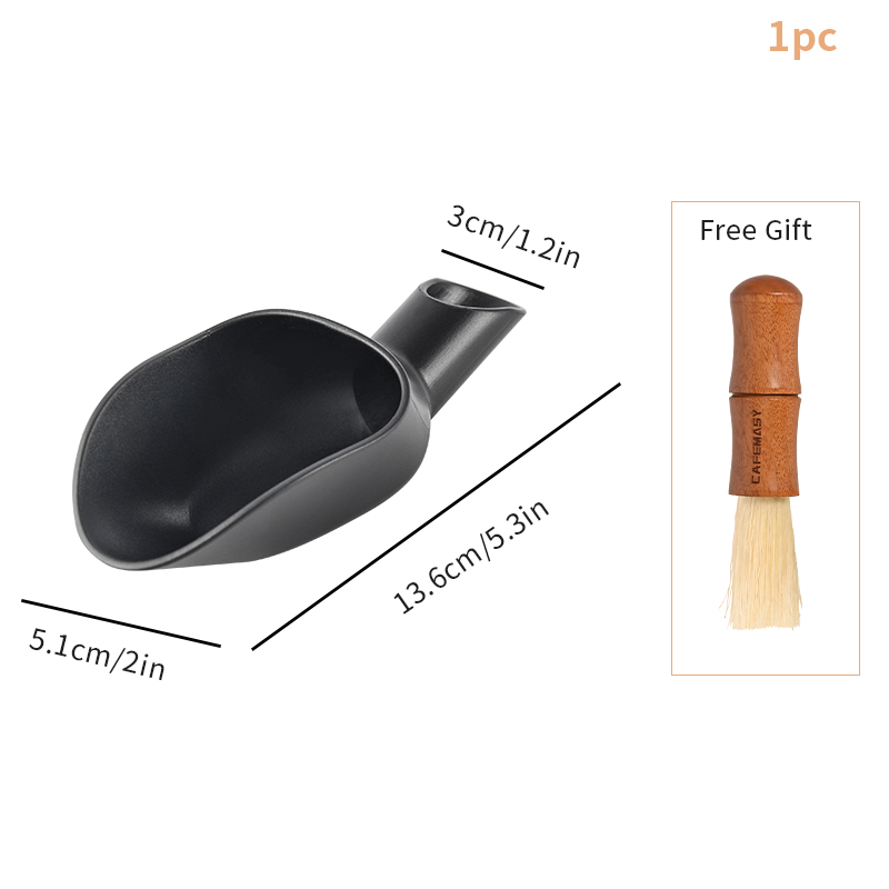 Cafemasy Koffieschep 20G Maatscheptrechter Koffiebonen Meetgereedschap Multifunctionele Koffie Lepel Koffie Accessoires: Licht Geel