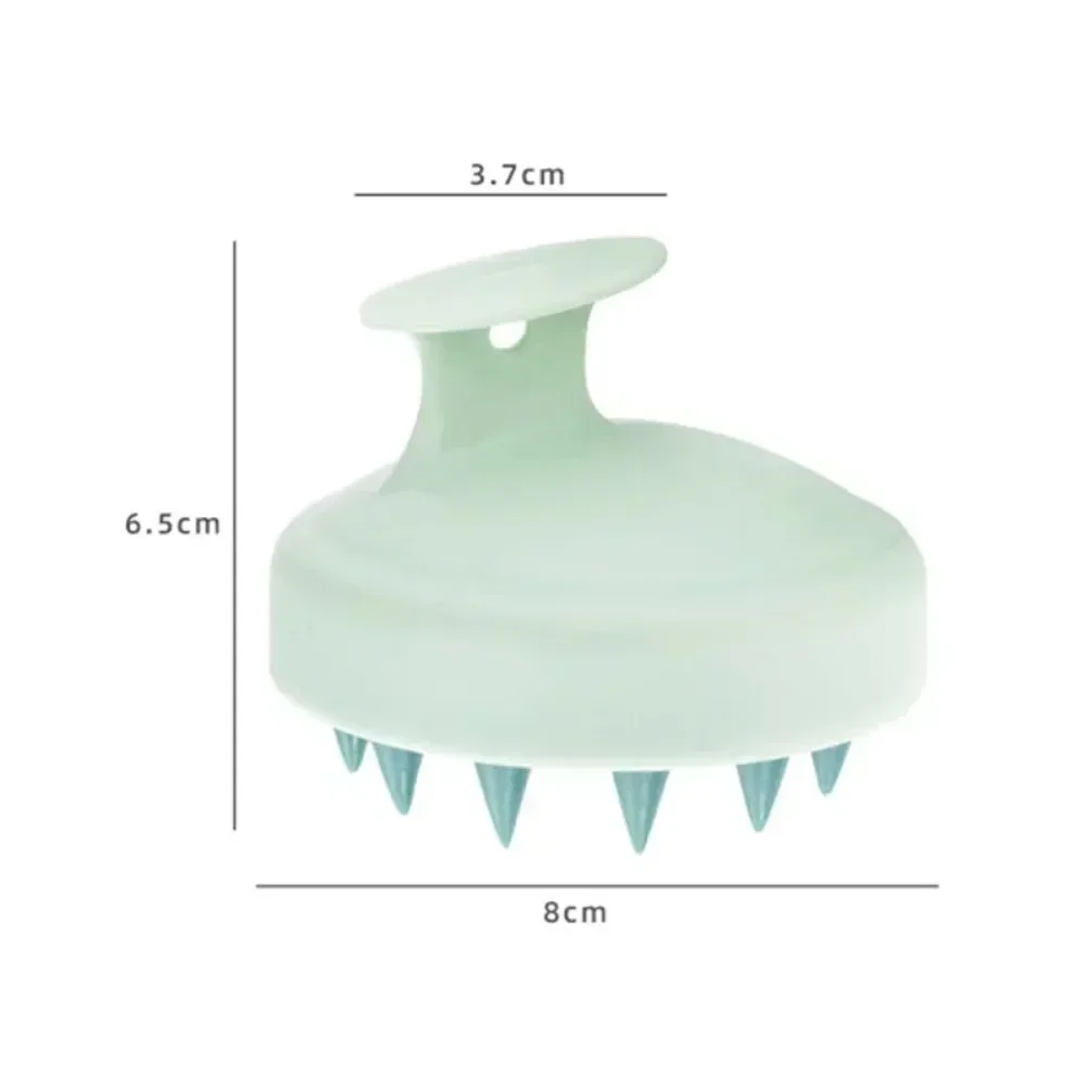 1 cepillo de champú de silicona para cabeza, peine para masaje del cuero cabelludo, peines para lavado de cabello, cepillos para masaje corporal para baño y ducha, herramientas de peluquería