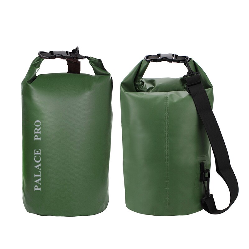 TUP – sac étanche de plage, sac sec de rivière océan, sac à bandoulière de natation, accessoires de sport de plein air, bleu, Orange, vert, 10L, 20L: Green / 20L