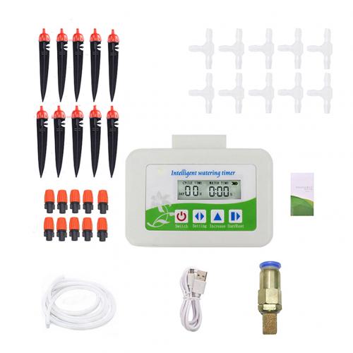 Sistema de irrigação automático para áreas internas, movido a energia solar, dispositivo de rega automática, dispositivo de irrigação por gotejamento, mangueira de rega: without Solar Panel