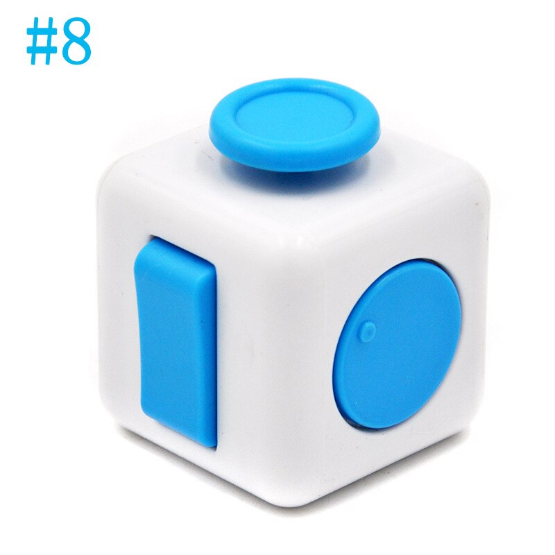 Stress Relief Cube Anti-stress Spielzeug Erwachsene Büro Schreibtisch Finger Spielzeug Dekompression Würfel Spinner Angst Autismus Reliever: N