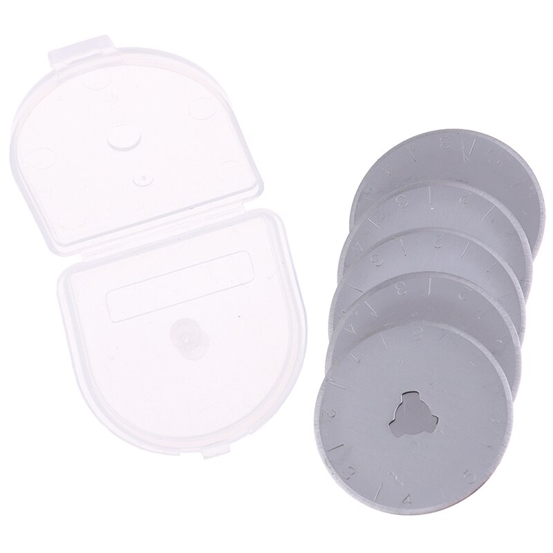 2/5Pcs 28mm Circular Rotary Cutter Replacement Spare Safety Blades Hand Held Refill Fabric Leather Craft Steel Quilting cutters