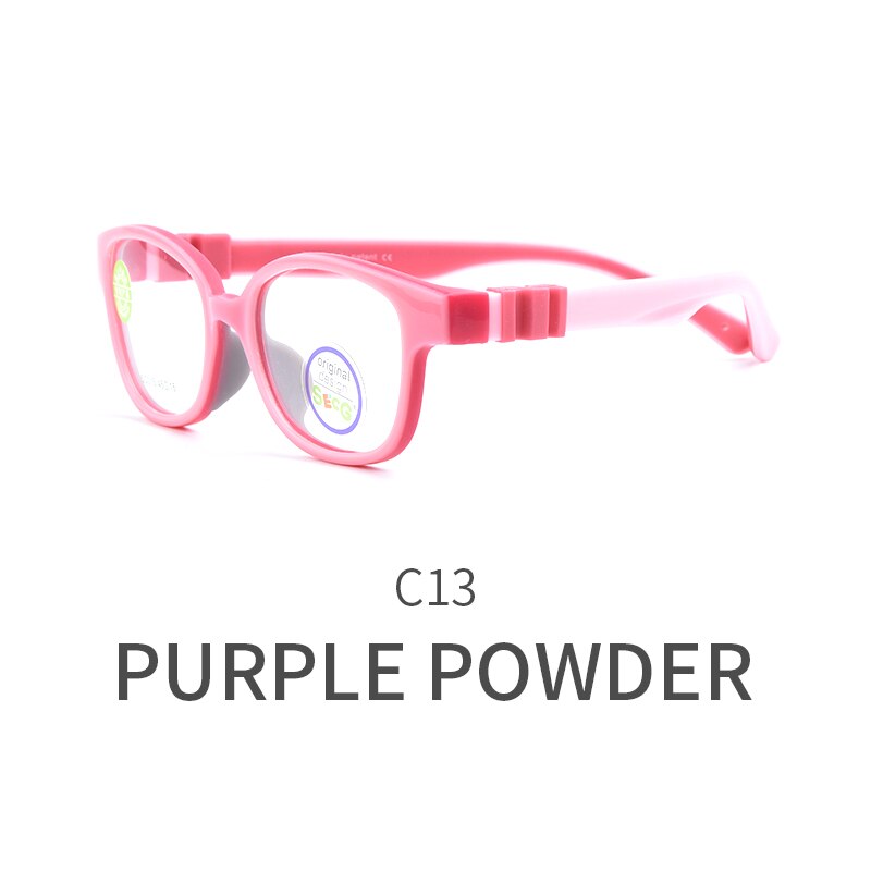 Secg irrotettava pyöreä lasten optinen kehys lasten kehykset silmälasit elintarvikelaatuinen materiaali pidike hihna resepti lunettes: C13