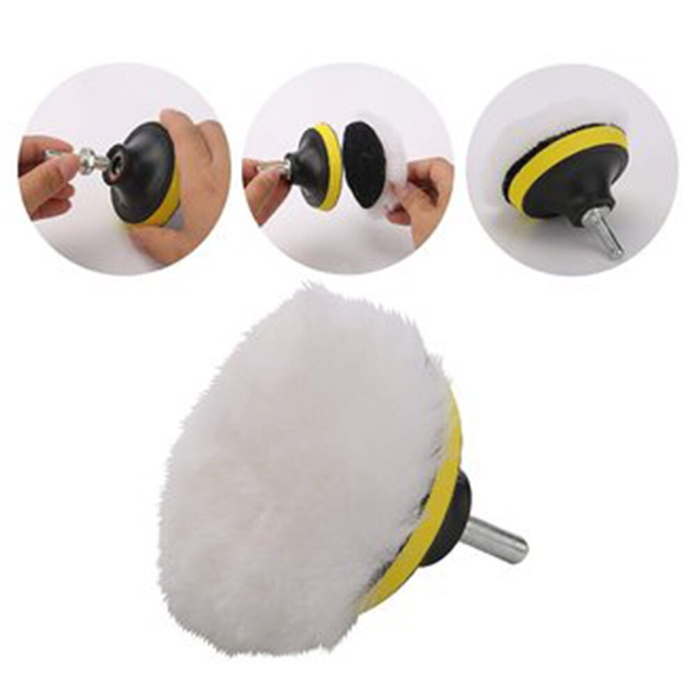 8Pcs 5/6/7 Inch Polishing Waxing Buffing Sponge Pads Kit For Compound Car Polisher Cleaning Tools Buffing Sponge Pad accessories