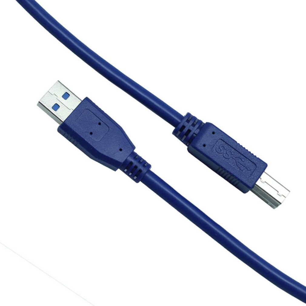 Usb 3.0 Printer Kabel Type A Male Naar B Male Scanner Kabel High Speed Zwart Verlengkabel Printer Kabel 1 meter, 3 Meter,5 Meter