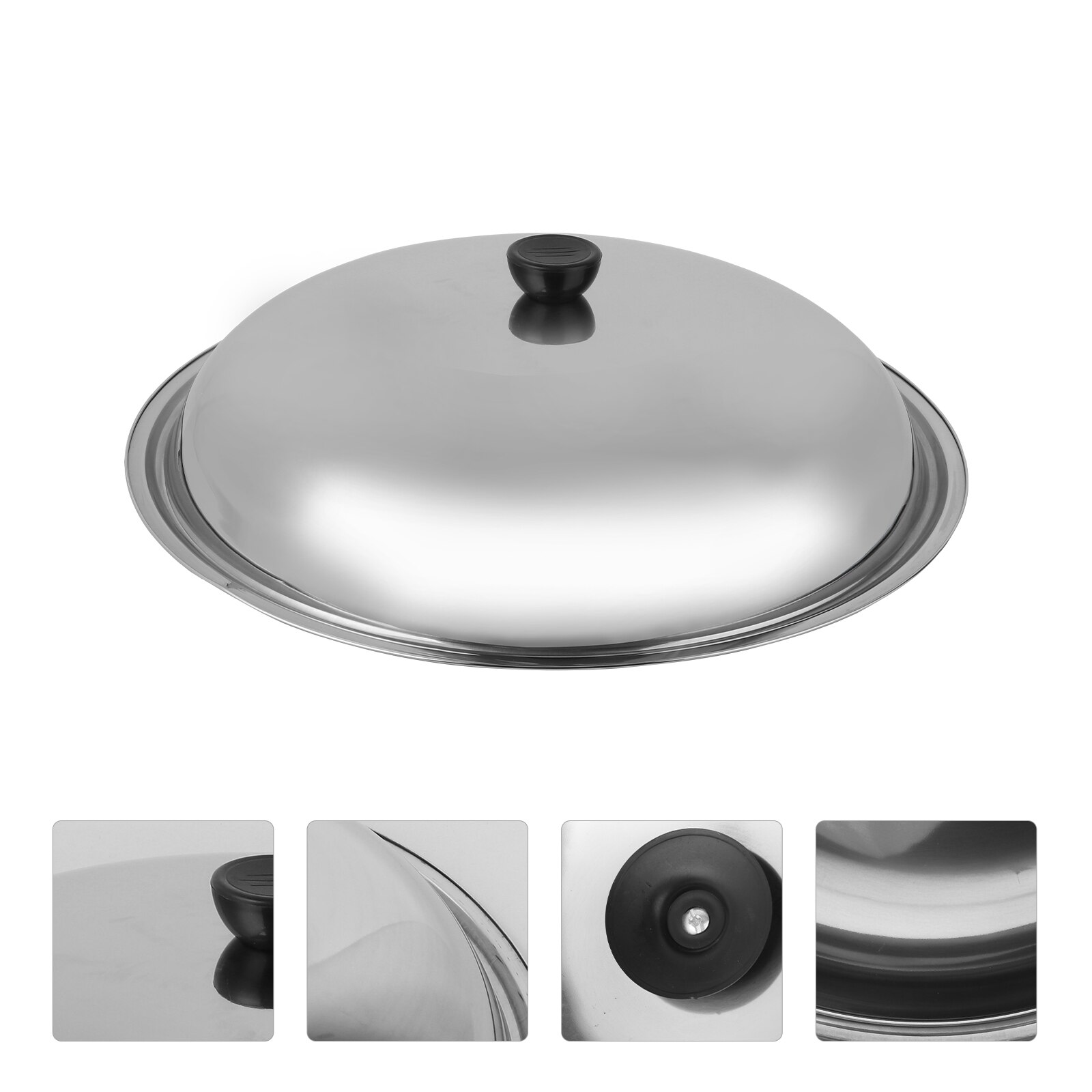 Home for Pot Lid Pot Protector Multifunction Stainless Steel Cooking Pot Lid 1pc: 40x40x8cm