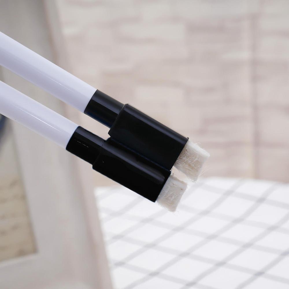 10pcs Black School classroom Whiteboard Pen Dry White In Student Board Eraser pen children's Built Markers drawing G8N9