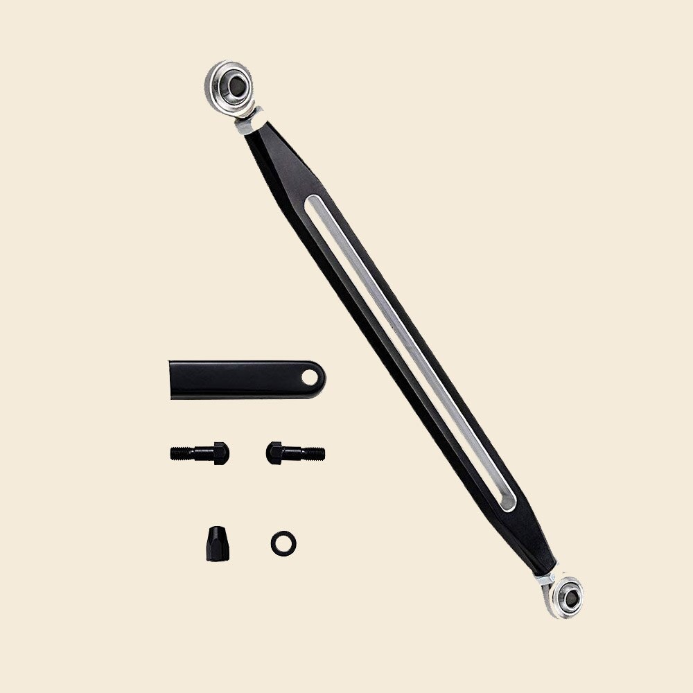 Billet Gear Round Shifter Connecting Rod Shift Linkage Lever Bar For Harley Touring FL FX FLHT Electra Road Street Tour Glide 19