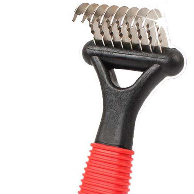 Huisdiervacht knooptang, hondentrimmer, verharingsgereedschap, huisdierkat, ontharingskam, borstel, dubbelzijdige huisdierproducten