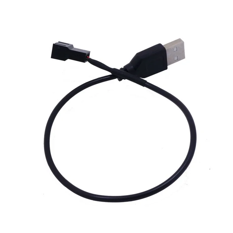 Usb  to 4 stift /3 stift dator fläkt adapterkabel 5v to 12v strömkabel kontakt 3 stift  or 4 stift fläkt till usb adapter 30cm