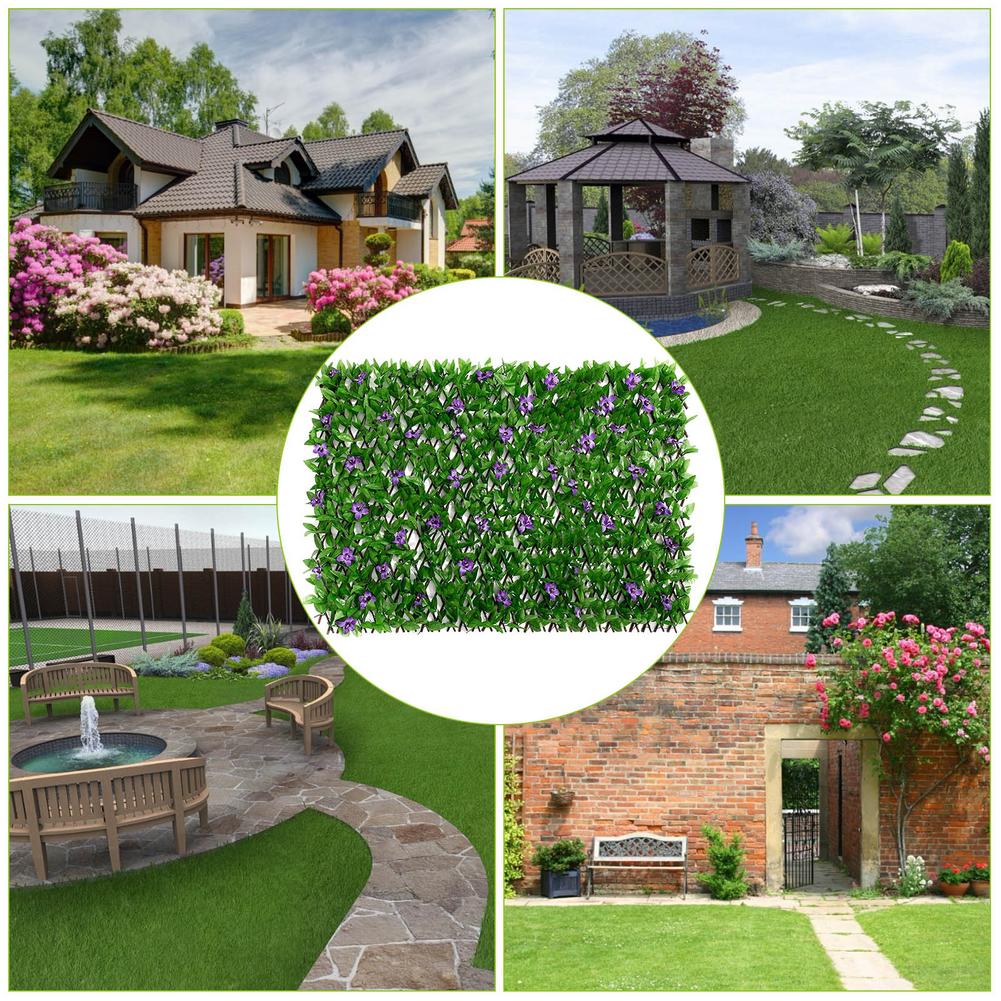 Kunstmatige Patio Hek Privacy Screen Roll Gazon Decoratieve Hekwerk Panel Hedge Balkon Yard Privacy Screen Achtergrond Decor
