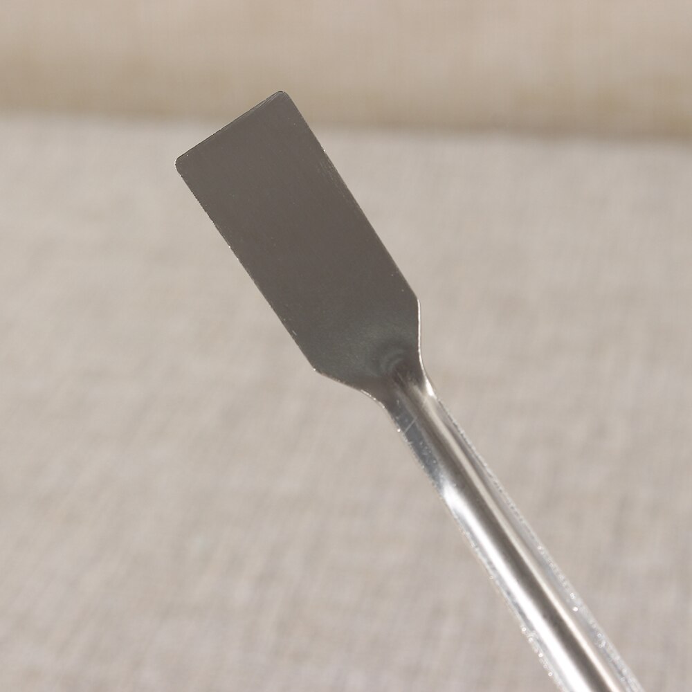 20cm Length Double End Reagent Stainless Steel Lab Sampling Kitchen Spoon Spatula Tool Coffee Tea Drinkware Kitchen