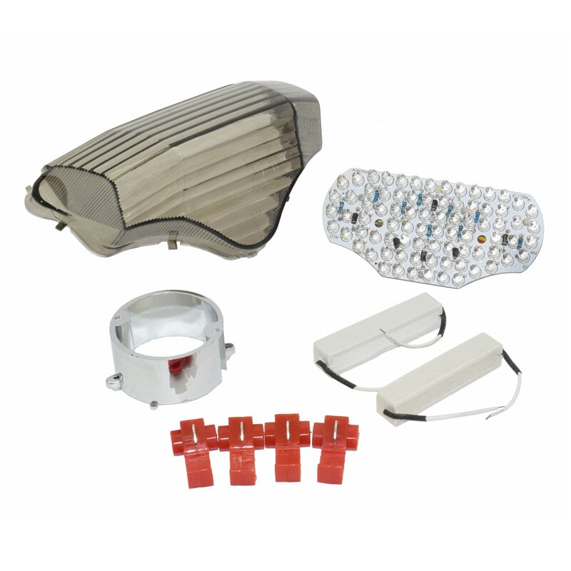 Led Integrated Taillight Tail Brake Turn Signals Light For YAMAHA FZ6 FZ-6 N/S S2 Fazer Naked 2004 2005 2006 2007: Smoke