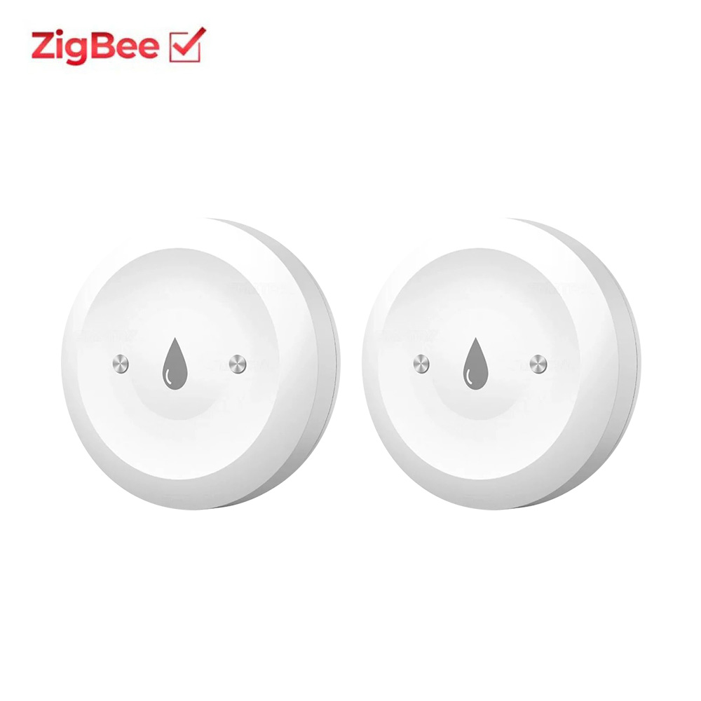 Tuya Zigbee 2mqtt Wateronderdompelingssensor Smart Life Lekkagesensor Waterkoppeling Alarm App Monitoring op afstand Waterlekdetector: YELLOW